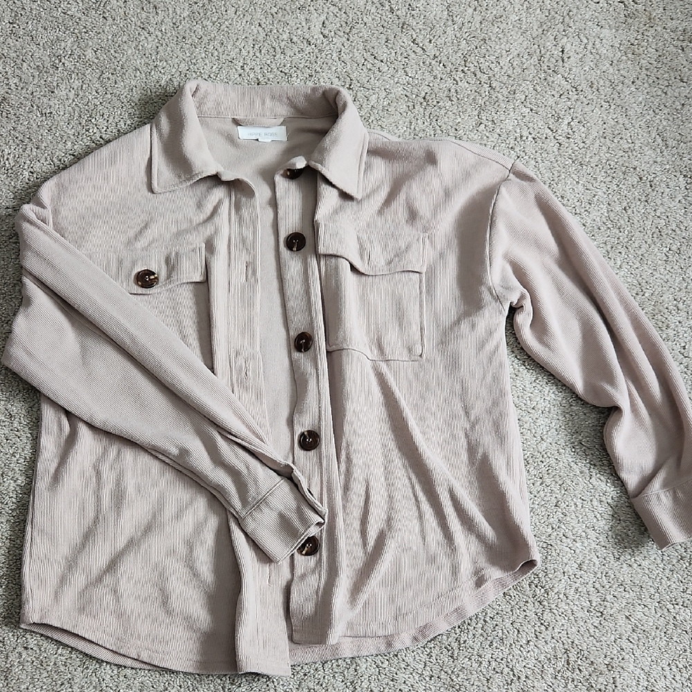 Hippie Rose Soft Pink Knit Top